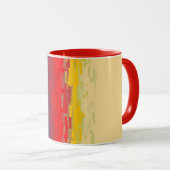 Keramik der abstrakten Rose Tasse (VorderseiteRechts)