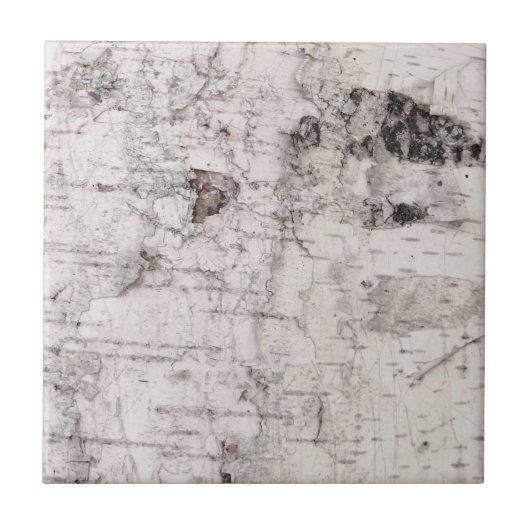 Keramik der Birkenrinde Fliese (Vorderseite)