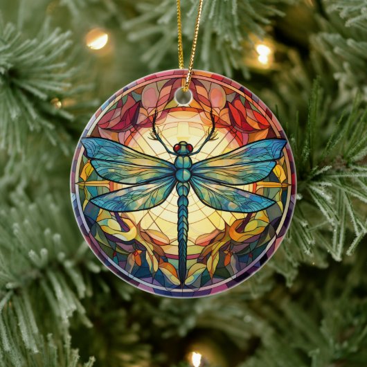 Keramik der Drachenfliege Ornament (Baum)