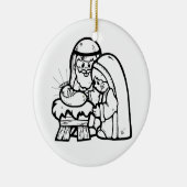 Keramik der eigenen Krippe Keramikornament (Rechts)