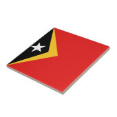Keramik der Fahne in Osttimor Fliese (Seite)
