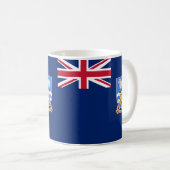 Keramik der Falklandinseln Kaffeetasse (VorderseiteRechts)