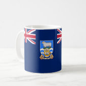 Keramik der Falklandinseln Kaffeetasse (Vorderseite Links)