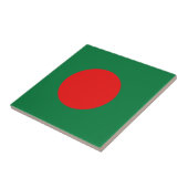 Keramik der Flagge von Bangladesch Fliese (Seite)