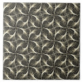 Keramik der geometrischen Muster Sepia-Filter Fliese (Vorderseite)