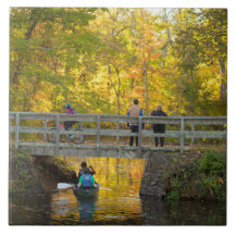 Keramik der Herbstbrücke