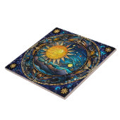 Keramik der Himmelskörper Fliese (Seite)