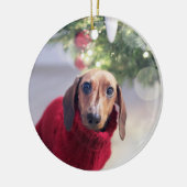 Keramik der Hunde Ornament (Links)