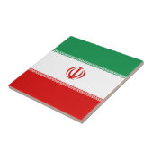 Keramik der iranischen Flagge Fliese (Seite)
