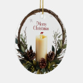 Keramik der klassischen Waldbrandkerze Keramik Ornament (Rechts)