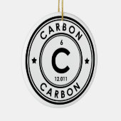Keramik der Kohlenstoffelemente Ornament (Rechts)