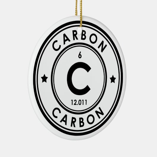 Keramik der Kohlenstoffelemente Ornament (Rechts)