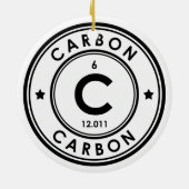 Keramik der Kohlenstoffelemente Ornament (Hinten)