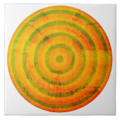 Keramik der konzentrischen Kreise Fliese (Vorderseite)