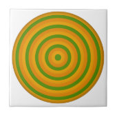 Keramik der konzentrischen Kreise Fliese (Vorderseite)