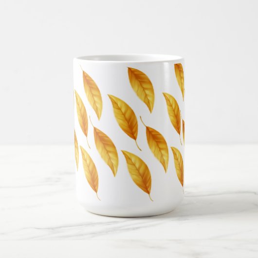 Keramik der Leafy Serenity" Kaffeetasse (Mittel)