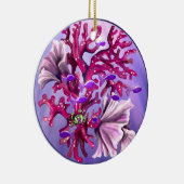 Keramik der lila Meerjungfrau Ornament (Rechts)