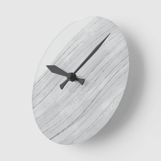 Keramik der Meereswellen Runde Wanduhr (Winkel)