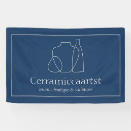 Keramik der Skulptur Banner