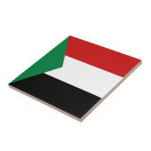 Keramik der sudanesischen Flagge Fliese (Seite)