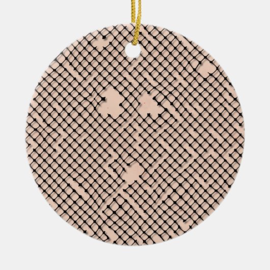Keramik der Threadbare Fischnetze Ornament (Vorne)