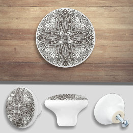 Keramik der Tintenpatronen Keramikknauf