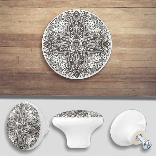 Keramik der Tintenpatronen Keramikknauf