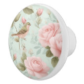 Keramik der Vintagen Rose Keramikknauf (Rechts)