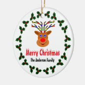 Keramik der Weihnachtsbauten Ornament (Links)