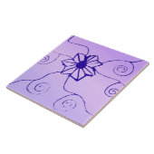 Keramik der Wirblen Blume Fliese (Seite)