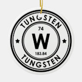 Keramik der Wolframelemente Keramik Ornament (Vorne)