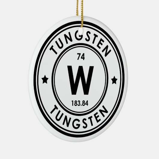 Keramik der Wolframelemente Ornament (Rechts)