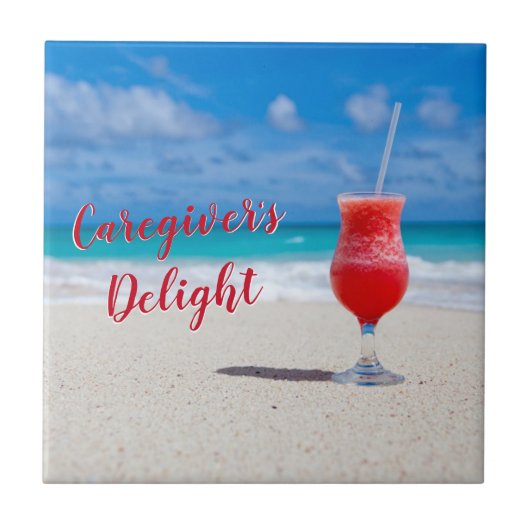 Keramik des Caregivers Fliese (Vorderseite)