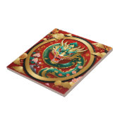 Keramik des chinesischen Drachen Fliese (Seite)