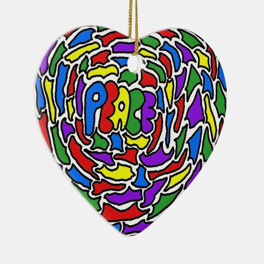 Keramik des Friedens Keramik Ornament (Rechts)