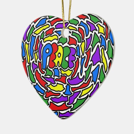 Keramik des Friedens Keramik Ornament (Links)