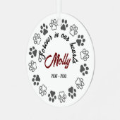 Keramik des Hauses Ornament Aus Metall (Vorderseite links)