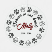 Keramik des Hauses Ornament Aus Metall (Vorderseite)