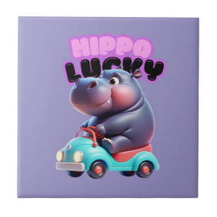 Keramik des Hippo-Laufwerks Fliese
