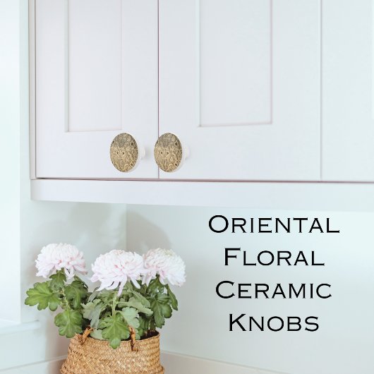 Keramik des natürlichen Orientalismus Keramikknauf