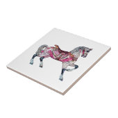 Keramik des Pferdes Fliese (Seite)