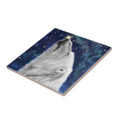 Keramik des Polarbären - Malerei Fliese (Seite)