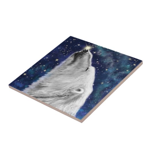 Keramik des Polarbären - Malerei Fliese (Seite)