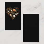 Keramik des Töpfers Visitenkarte (Vorne/Hinten)