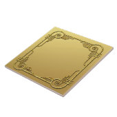 Keramik Design Tile im Gold Style Art Deco Fliese (Seite)