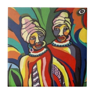 Keramik Die rustikale afrikanische Kultur Fliese