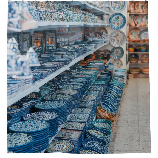 KERAMIK DINNERWARE LOT DUSCHVORHANG (Vorderseite)