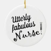 Keramik "Diva of a Nurse" Ornament (Hinten)