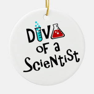 Keramik "DIVA of a Scientist" Ornament
