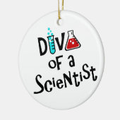 Keramik "DIVA of a Scientist" Ornament (Links)